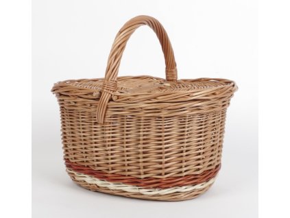 Proutěný piknikový koš 039