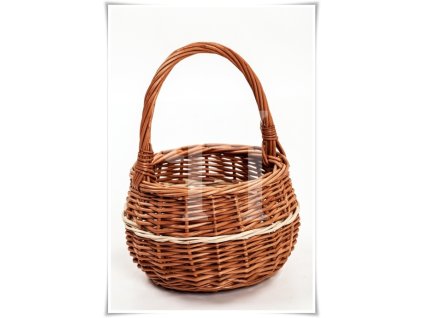 Proutěný košíček 057