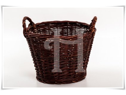 Proutěný koš A017C | PRŮMĚR: 40cm | VÝŠKA: 28/32cm