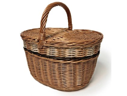 Proutěný piknikový koš 068
