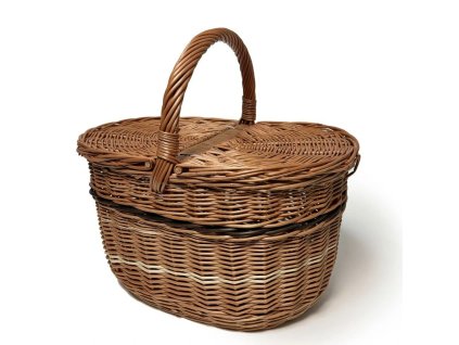 Proutěný piknikový koš 070