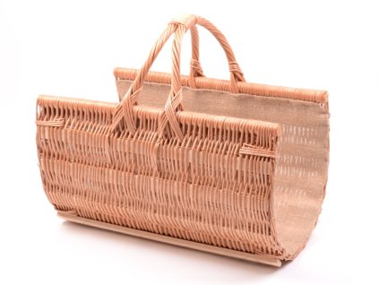 Proutěný koš na dřevo 050