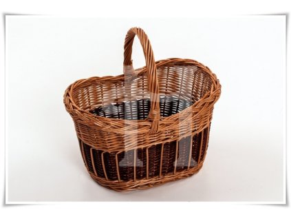 Proutěný nákupní koš 003B