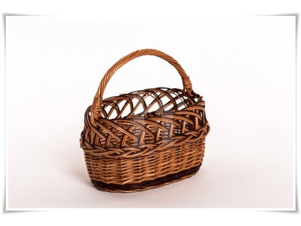 Proutěný nákupní košík 008