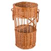 Proutěný košík na deštníky 002