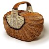 Proutěný piknikový koš 076