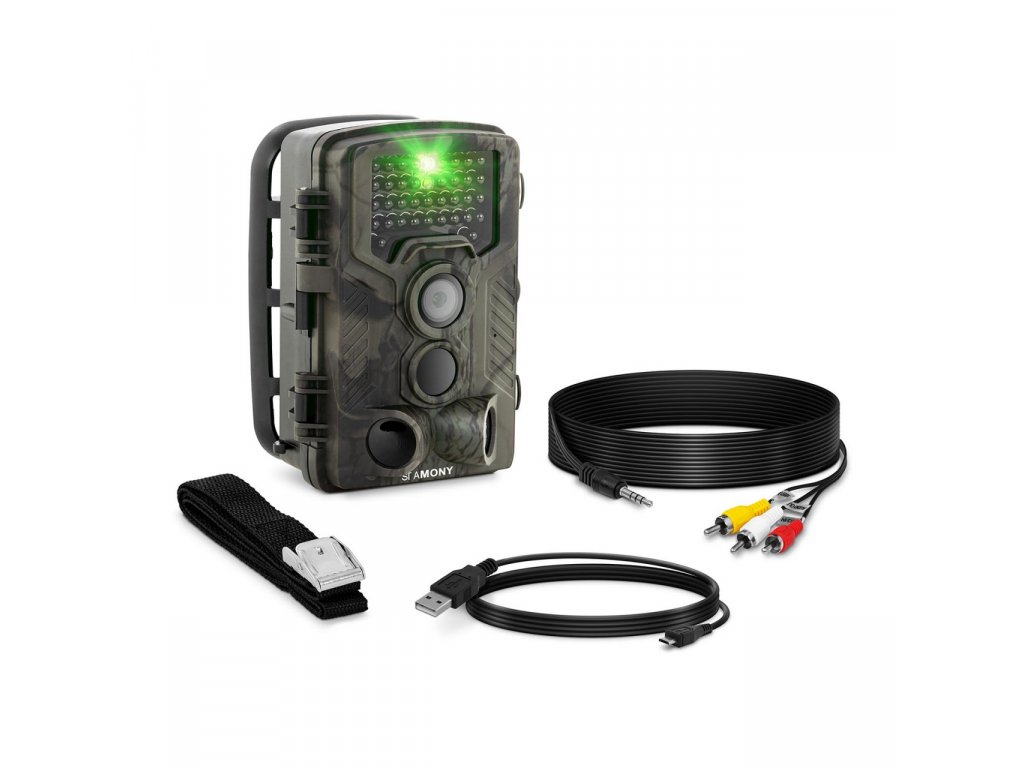 Fotopast - 8 MP - Full HD - 42 infračervených LED diod - 20 m - 0,3 s