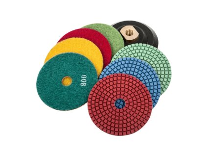 Sada leštících kotoučů 7ks - zrnitost do 3.000