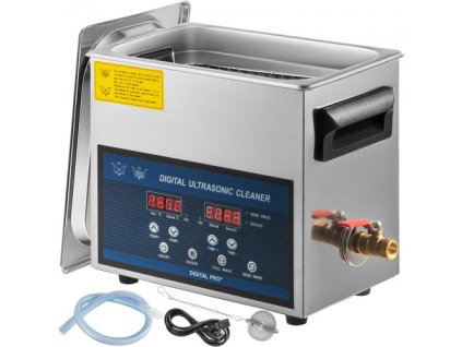 6L ultrazvukový čistič s dvojitou frekvencí a ohřívačem, čistič šperků pro díly, šperky, brýle, prsteny, zubní protézy, desky s plošnými spoji 28/40 kHz