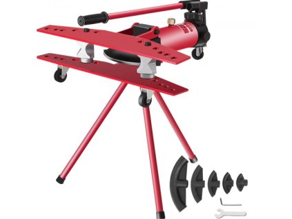 Ruční ohýbačka trubek , instalatérský nástroj 16T, ohýbačka trubek 1/2-2 palce, ohýbačka trubek Ø22mm-Ø60mm, ohýbačka trubek pro topenářské a potrubní konstrukce