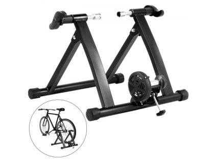Bike Magnetic Turbo Trainer Domácí trenažér Stojan na kolo s redukcí hluku Skládací nastavitelná vnitřní horská a silniční kola Trenažér s pevnou převodovkou 26" - 28", 700C kola