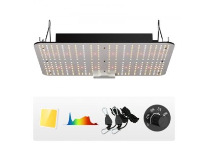 LED Grow Light, 150W celospektrální stmívatelné, vysoce výkonné Diody Samsung 2B1B Pěstovací lampa pro pokojové rostliny Sadba zeleniny a květů Pěstování ve skleníku, Daisy Chain Driver pro pěstební stan 3 x 3 stopy
