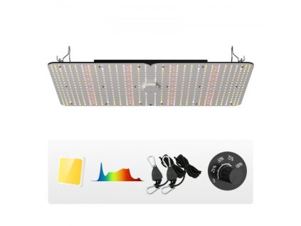 LED Grow Light, 300W celospektrální stmívatelné, vysoce výkonné Diody Samsung 2B1B Pěstovací lampa pro pokojové rostliny Sadba zeleniny a květů Pěstování ve skleníku, Daisy Chain Driver pro pěstební stan 3x3/4x4 ft