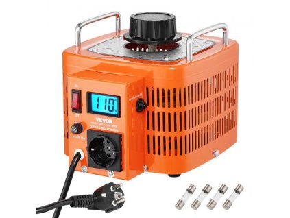 3000VA Transformátor napětí 10A 0-300V Regulátor napětí LCD CE
