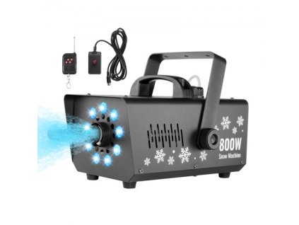 Ruční závěsný sněhový stroj 800W s LED osvětlením pro prázdniny
