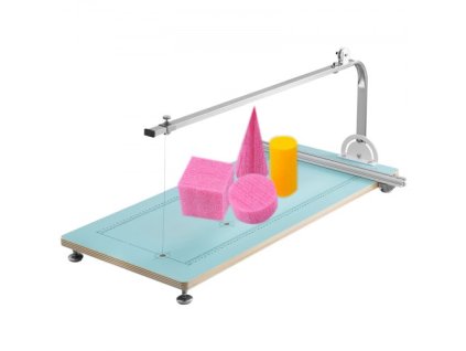 Stroj na řezání pěny Řezačka pěny s horkým drátem Stupnice pracovního stolu Řezačka na polystyren Nastavitelný úhel pro pěnovou houbu KT Board Foam Carving Modeling…