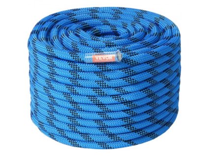 12,7mm statické horolezecké lano 60,9M (200 stop) venkovní horolezecké lano modré