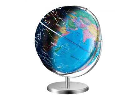 Illuminated World Globe with Stand Educational 13in/330,2mm Constellation (Jazyk mapy: angličtina)