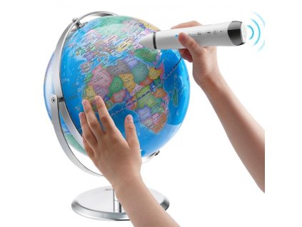Inteligentní pero Talking World Globe 9 palců/228,6 mm pro děti (Jazyk mapy: angličtina)