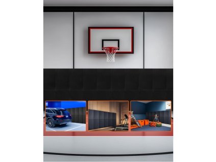 Polstrování na stěnu tělocvičny Vodotěsná basketbalová podložka 5 cm do garáže ze silné pěny