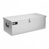 Hliníkový kufr na nářadí - rýhovaný plech - 76,5 x 33,5 x 24 cm - 48 l