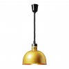 Ohřívací lampa - světle zlatá - 29.0000 x 29.0000 x 29.5000 cm - Royal Catering - Ocel