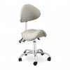 Sedlová židle PHYSA MANNHEIM GRAY - šedá, stříbrná - výškově nastavitelné opěradlo a sedadlo