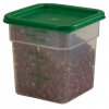 Transparentní polypropylenová nádoba na potraviny CamSquare®, Cambro, 11,4 l, 11,4L, 256x310x(H)210mm