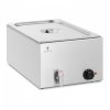 Bain Marie - 600 W - 1 GN 1/1 - vypouštěcí kohout