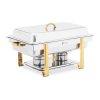 Chafing Dish - GN 1/1 - pozlacení - 9 l - palivové články: 2 - Royal Catering