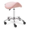 Sedlová židle - 570–750 mm - 150 kg - jemně růžová