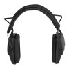 Pracovní sluchátka s Bluetooth - dynamická regulace vnějšího hluku - černá barva