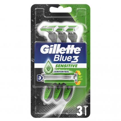 gillette blue3 sensitive jednorazovy holici strojek 3 kusy 2445736 1000x1000 square