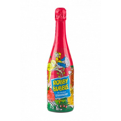 Robby Bubble jahoda 750ml