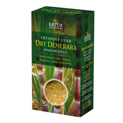 Grešík Cukr Dry Demerara třtinový přírodní světlý 300g