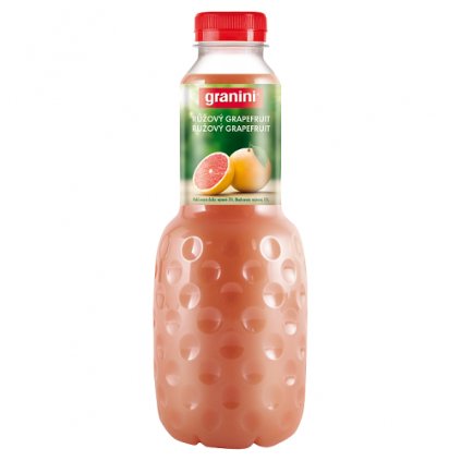 Granini růžový grapefruit 1l