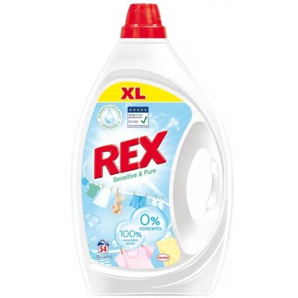 Rex Sensitive & Pure prací gel 2,43l 54(dávek)