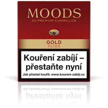 Moods Doutníky premium cigarillos Gold Filter, 20 ks