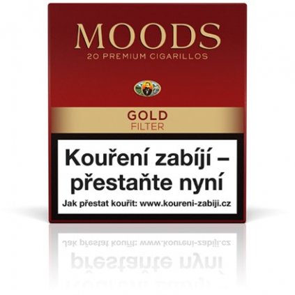 Moods Doutníky premium cigarillos Gold Filter, 20 ks