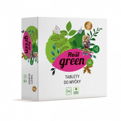 Real Green tablety od myčky 40ks