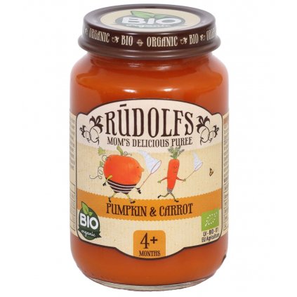 rudolfs bio prikrm dyne a mrkev 190 g