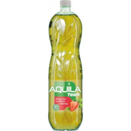Aquila ledový čaj zelený s jahodou 1,5l
