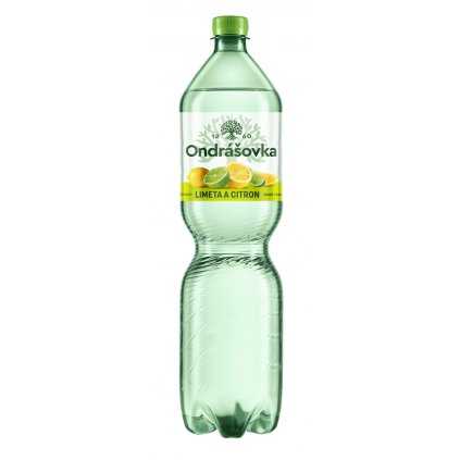 Ondrášovka jemně perlivá limeta a citron 1,5l