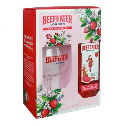 Beefeater Pink se skleničkou