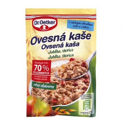 Dr.Oetker ovesná kaše jablko a skořice