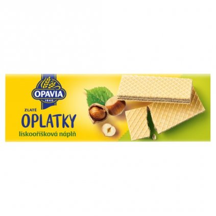 Opavia Zlaté Oplatky lískooříšková náplň 146g