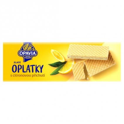 Opavia Zlaté Oplatky citronová příchuť 146g