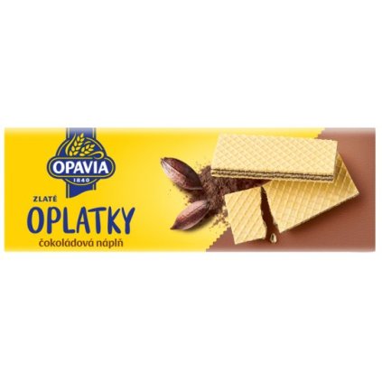 Opavia Zlaté Oplatky čokoládová náplň 146g
