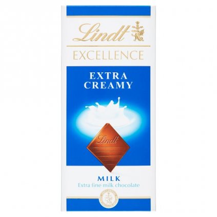 Lindt Excellence Extra jemná mléčná čokoláda 100g