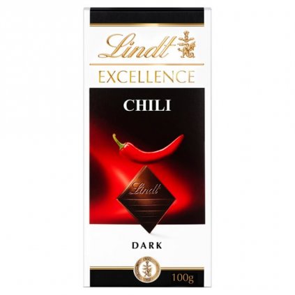 Lindt Excellence Hořká čokoláda s chilli extraktem 100g